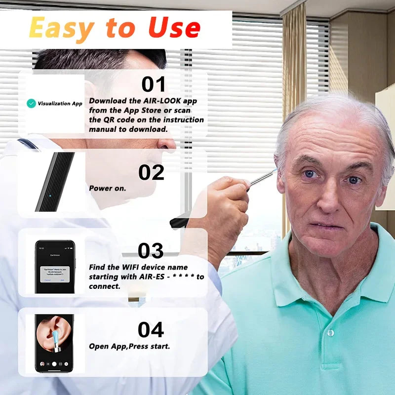 Earwax cleaner with Camera
